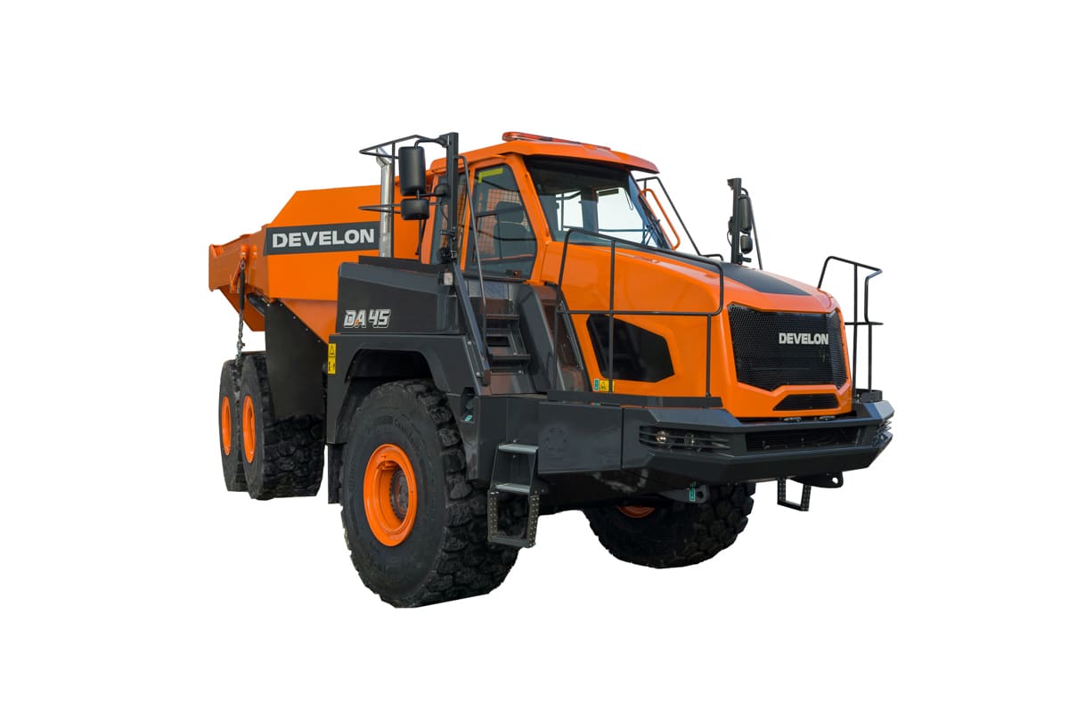 Шарнирно-сочлененный самосвал Develon DA45
