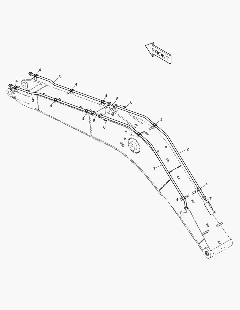 3180 BOOM PIPING - ONE & TWO WAY