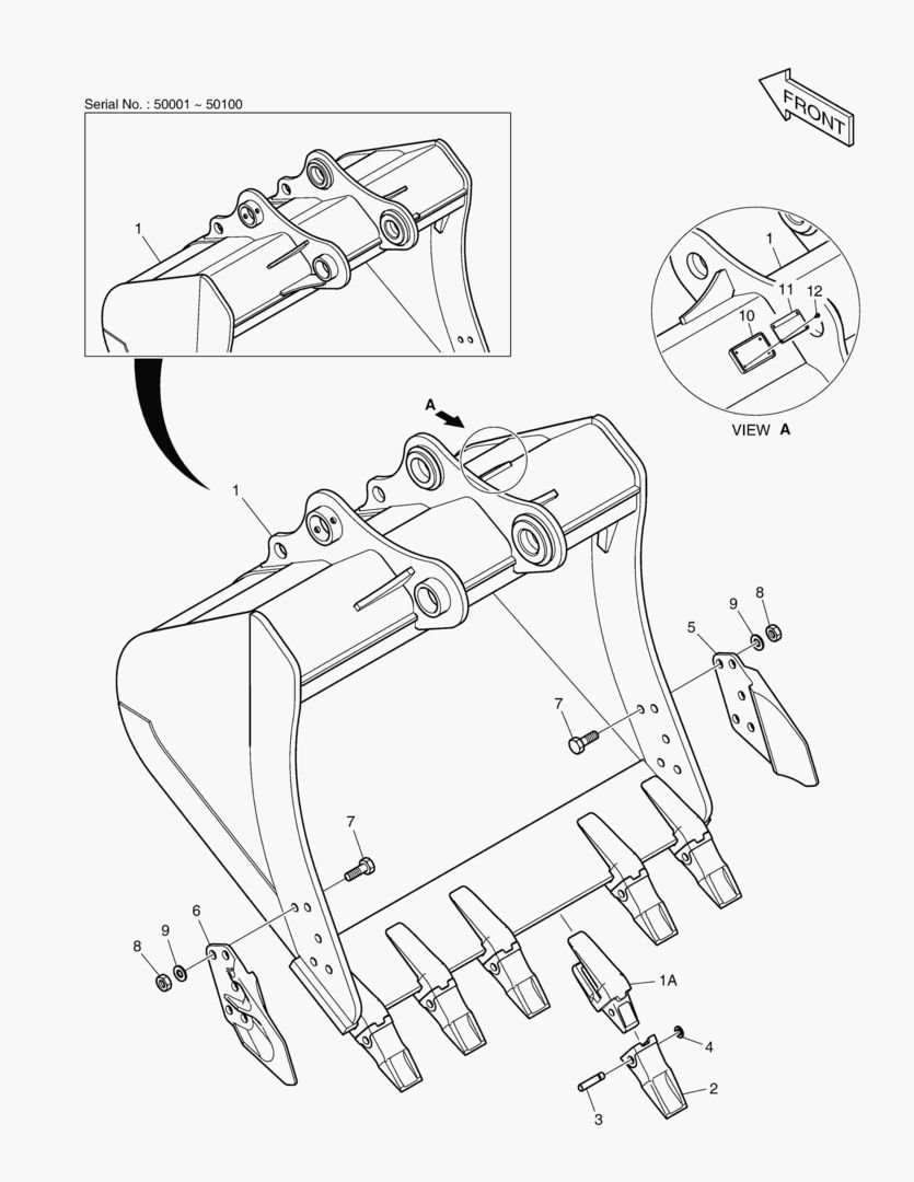 6320 BUCKET ASS`Y - 1.28mВі
