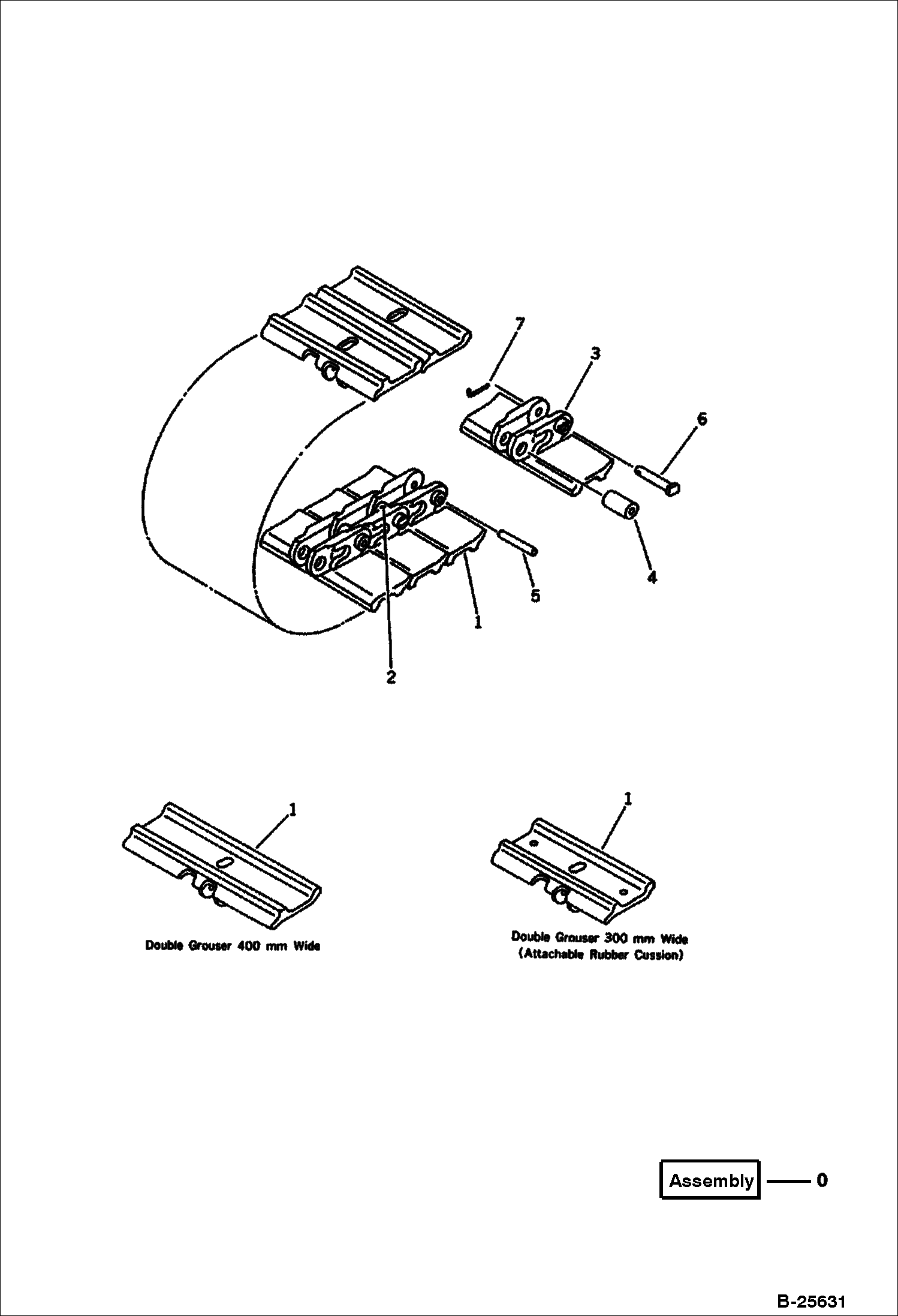 БАШМАК ГУСЕНИЦЫ (ДВОЙНОЙ ГРУНТОЗАЦЕП) (300 ММ ШИРОКИЕ)