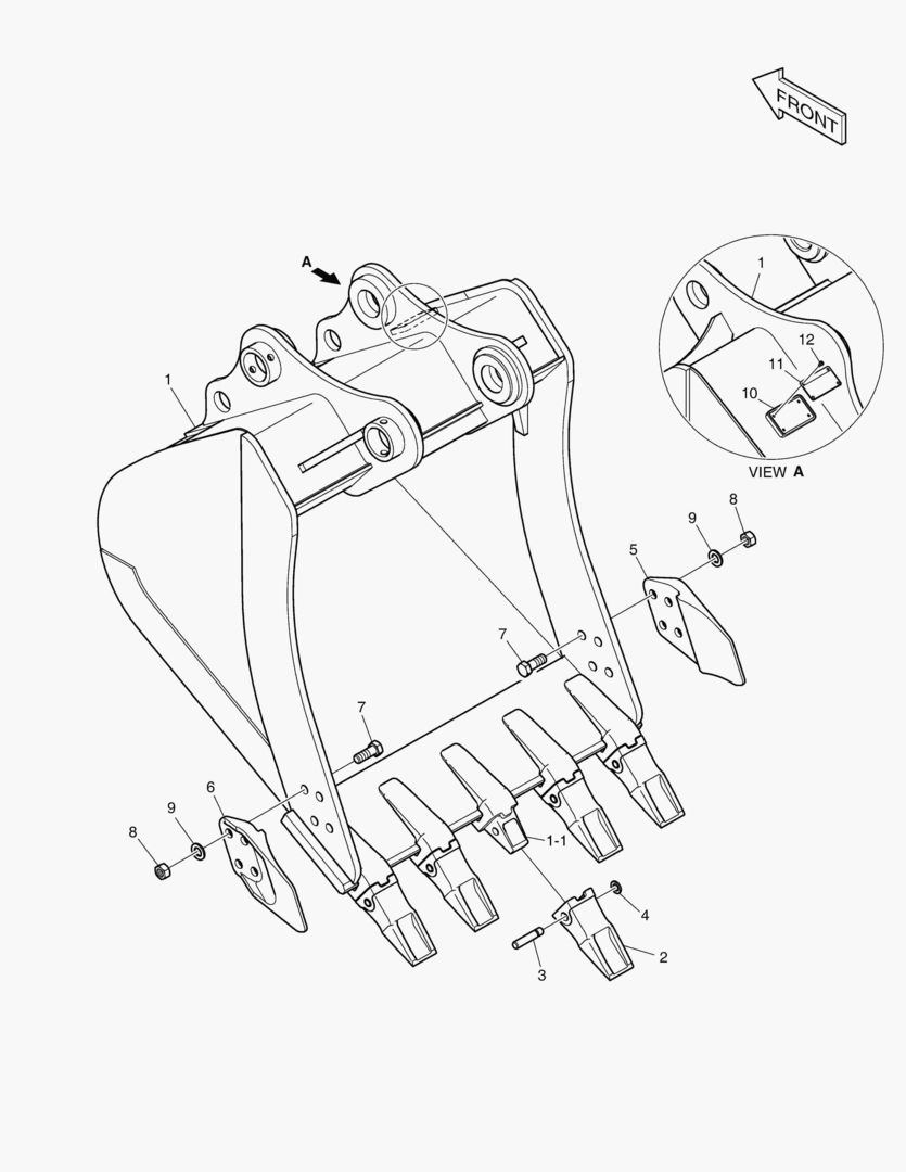 Спецтехника 6540 BUCKET - 0.8mВі