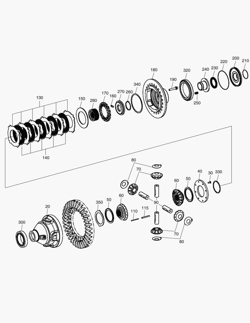 3420 DIFFERENTIAL LOCK - FRONT AXLE