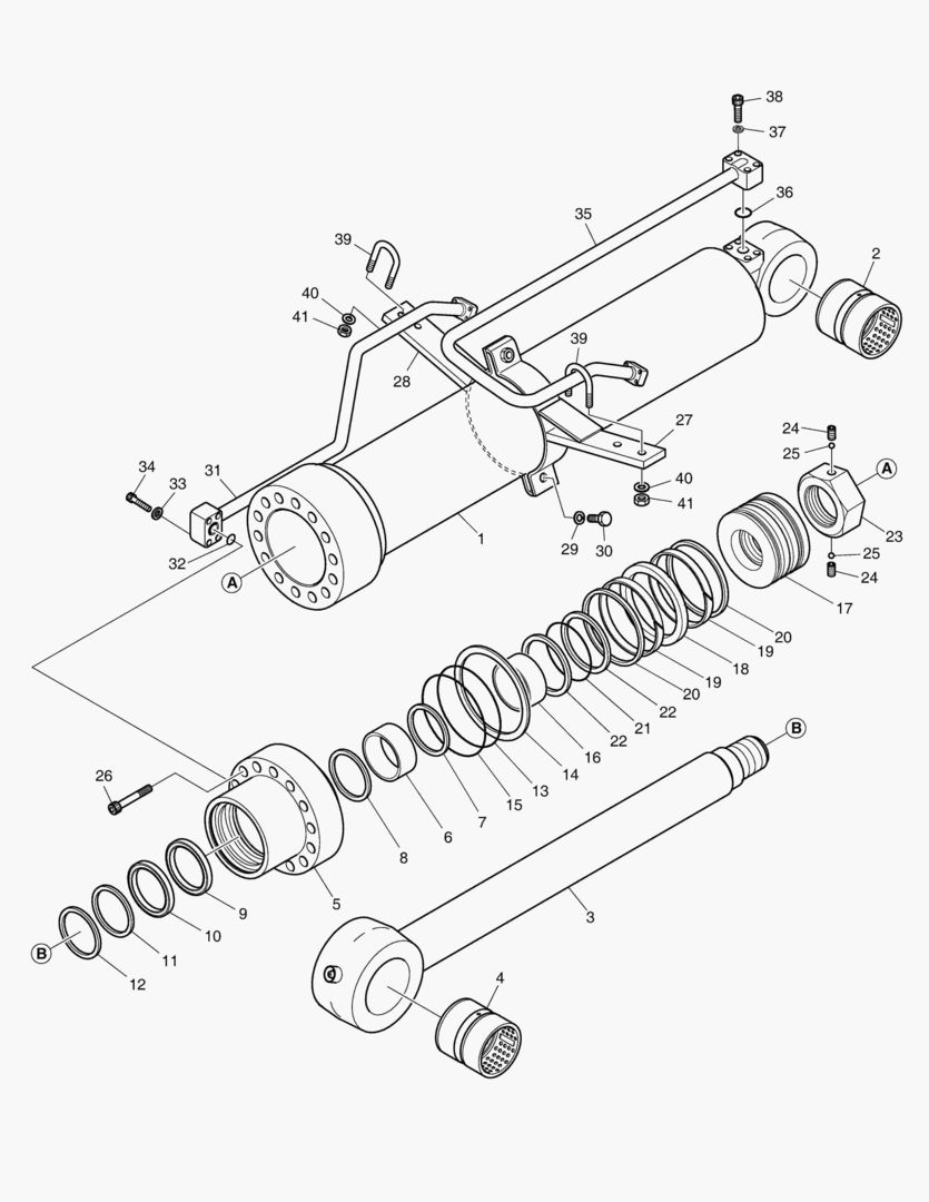 ЦИЛИНДР СТРЕЛЫ С ИЗМЕНЯЕМОЙ ГЕОМЕТРИЕЙ