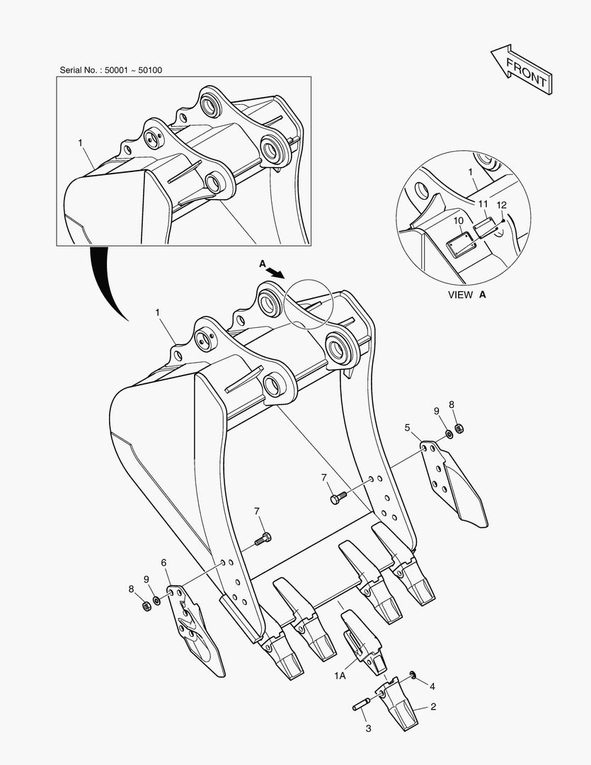 6290 BUCKET ASS`Y - 0.81mВі