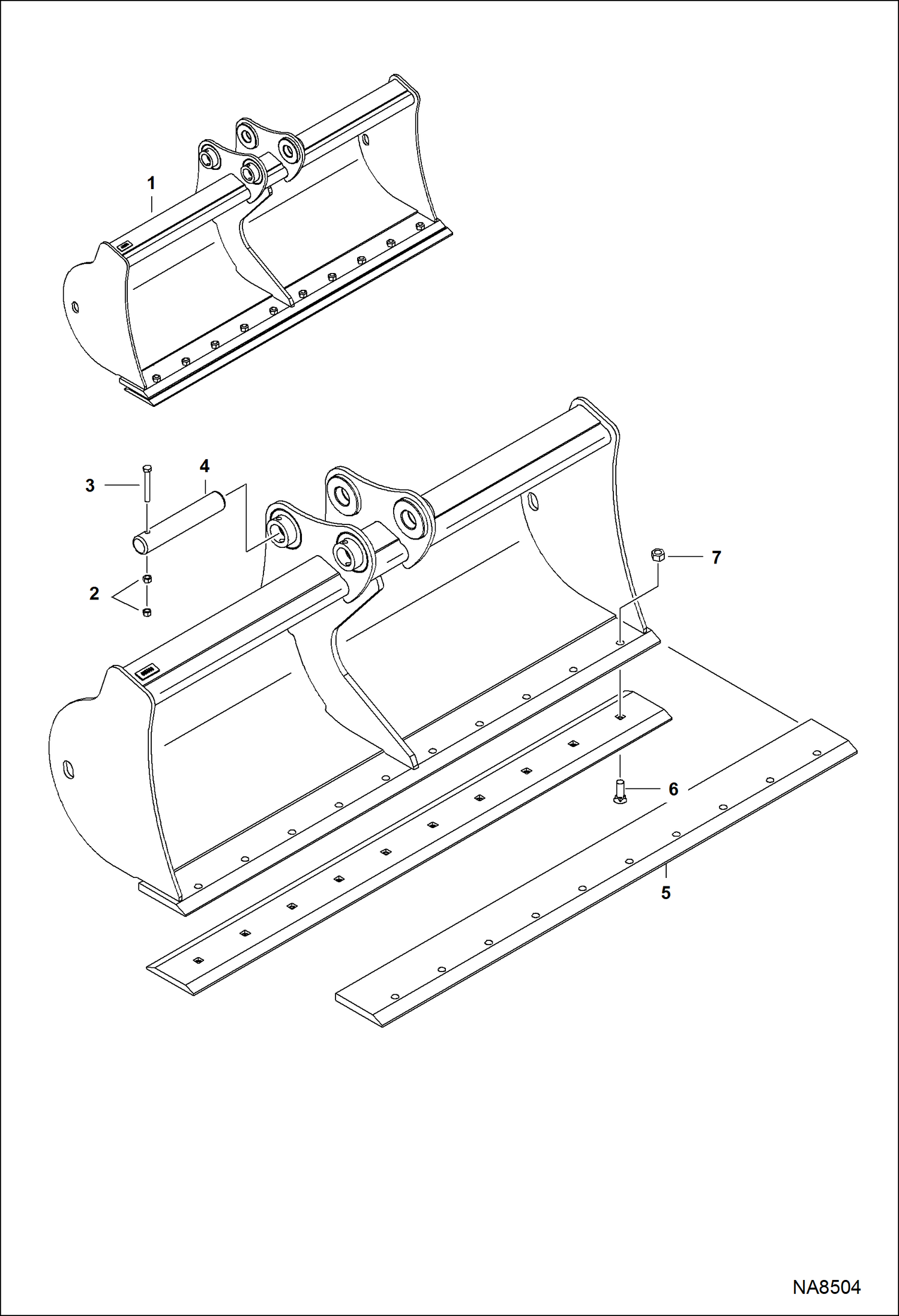 КОВШ DITCH (БЫСТРОСМЕННАЯ МУФТА КРЕПЛЕНИЯ БОЛТА)