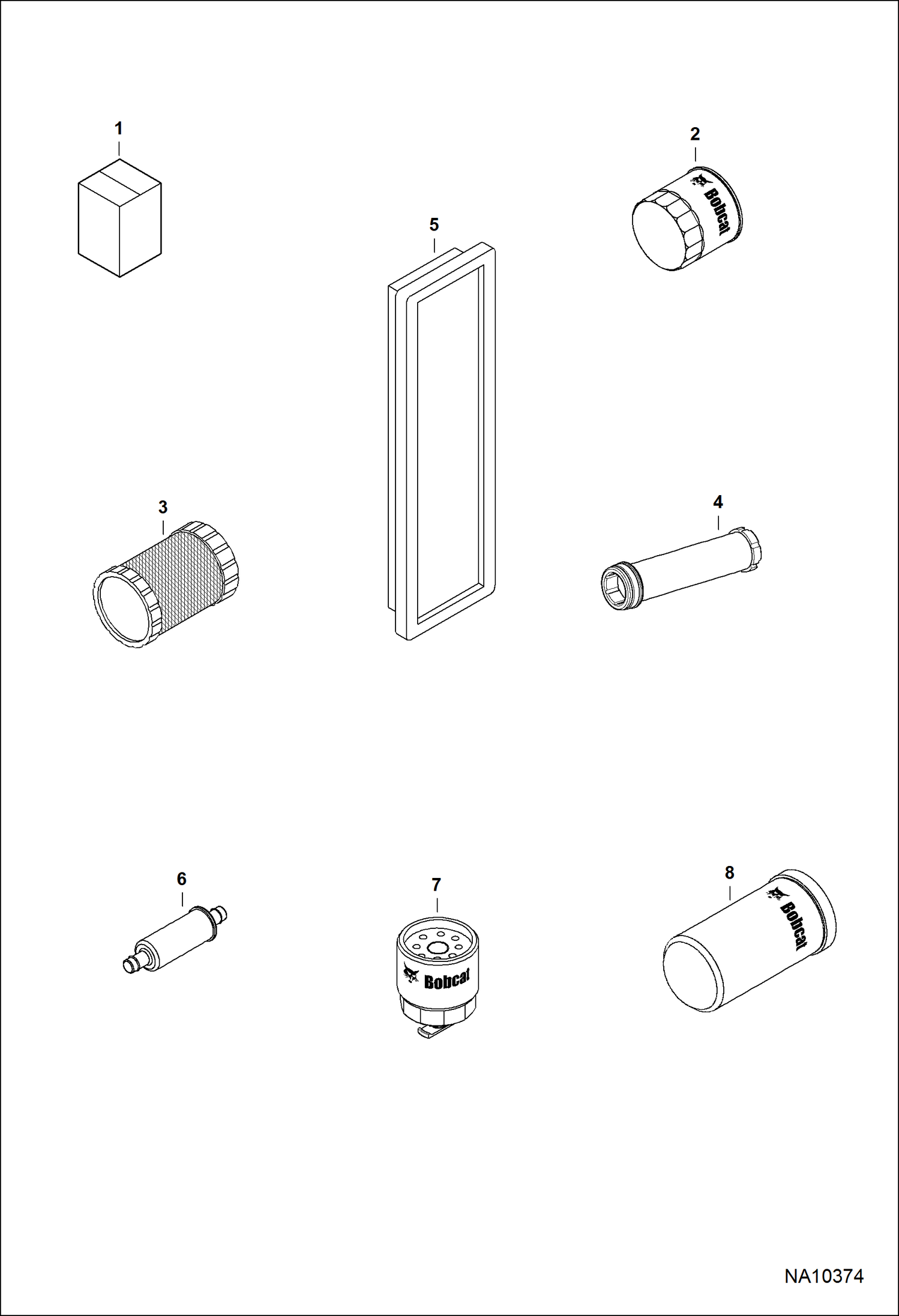 Схема КОМПЛЕКТ ФИЛЬТРОВ (КАБИНА)