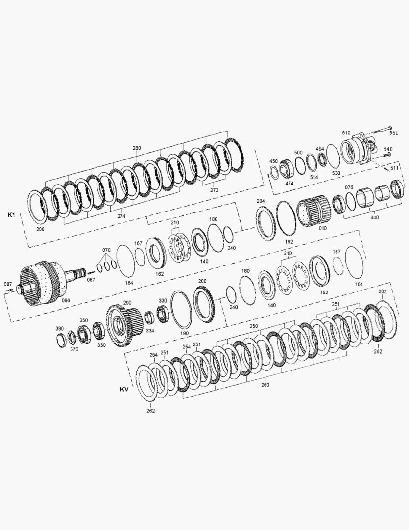 СЦЕПЛЕНИЕ KV + K1