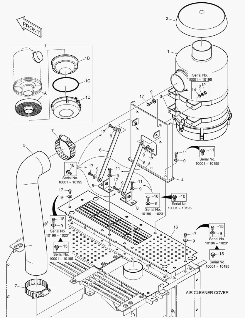 Схема ВОЗДУХООЧИСТИТЕЛЬ - НЕФТЯНАЯ СМАЗКА