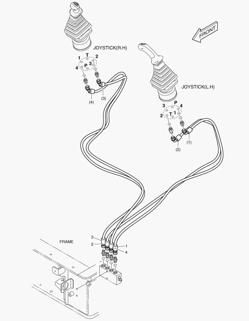 ТРУБОПРОВОД СЕРВОУПРАВЛЕНИЯ - ИЗМЕНЕНИЕ РЕЖИМА(2)