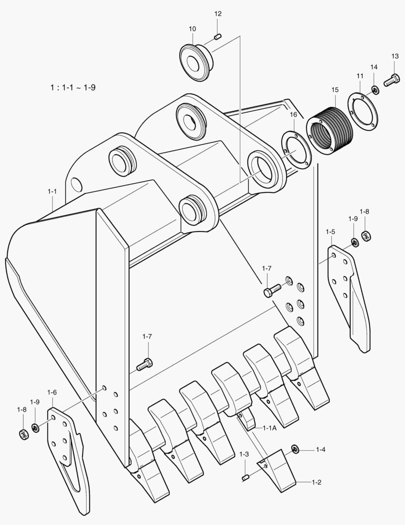 5215 BUCKET-1.0MВі