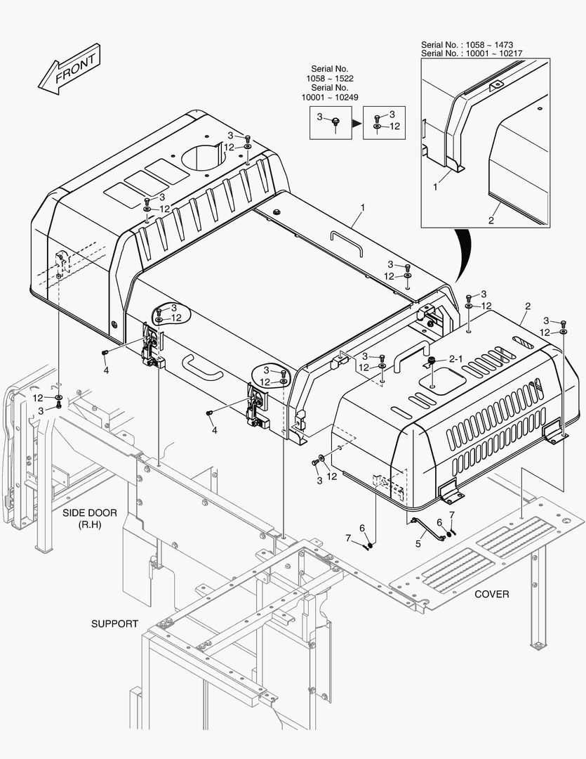 Схема КРЫШКА В СБОРЕ