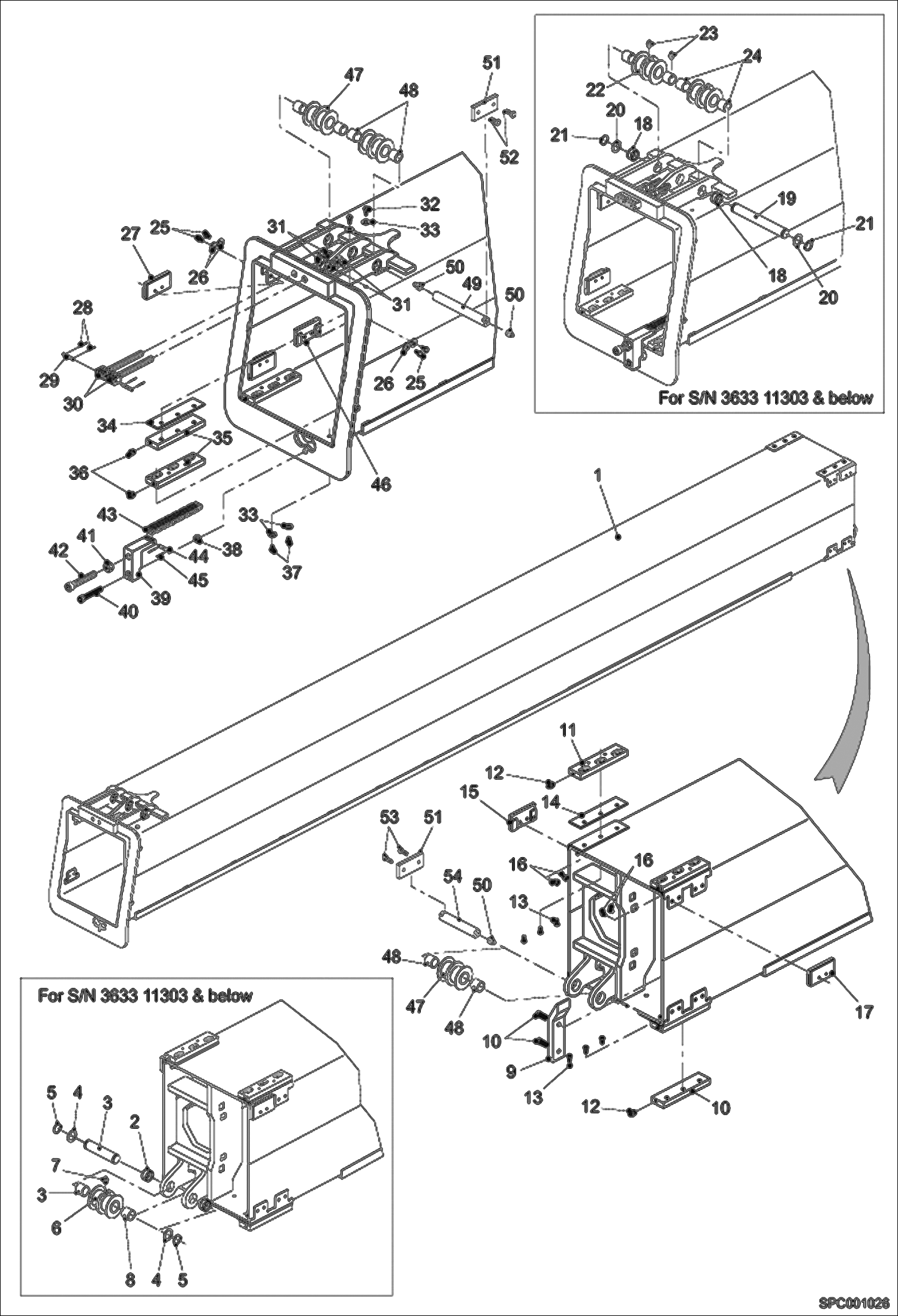 ПЕРВАЯ ПРОМЕЖУТОЧНАЯ СТРЕЛА (СЕРИЙНЫЙ НОМЕР 363311001 - 363312000)