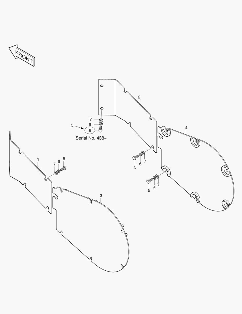 КРЫШКА ТРУБОПРОВОДА ХОДА
