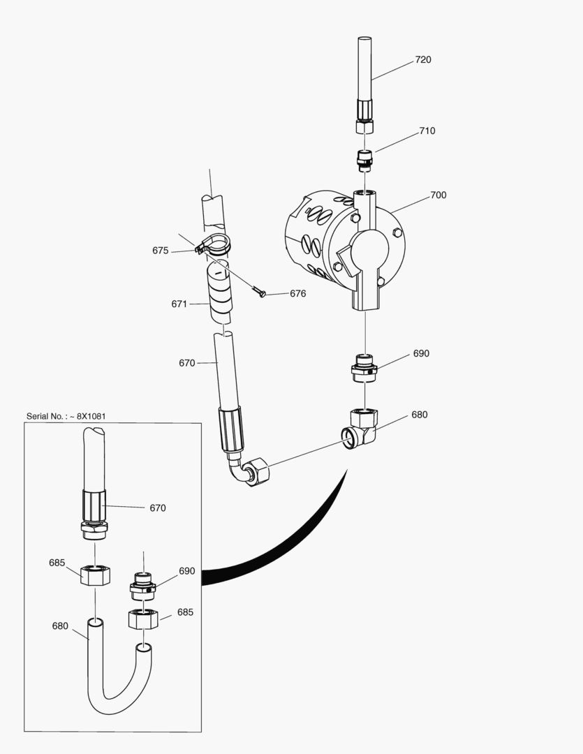 Схема АВАРИЙНЫЙ НАСОС РУЛЕВОГО УПРАВЛЕНИЯ