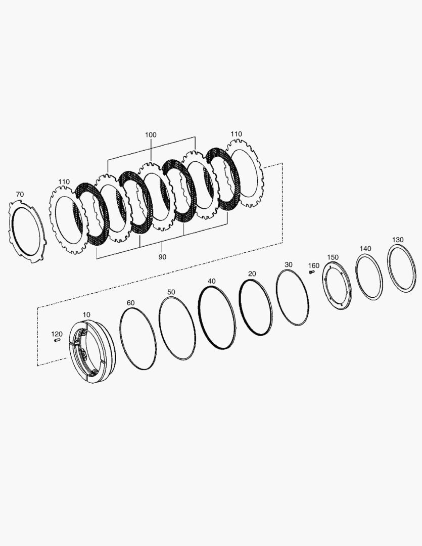 Спецтехника 3580 BRAKE - REAR AXLE [3194~] - главное фото