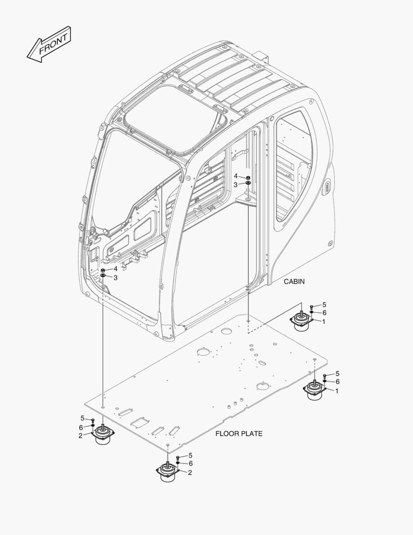 УСТАНОВКА КАБИНЫ