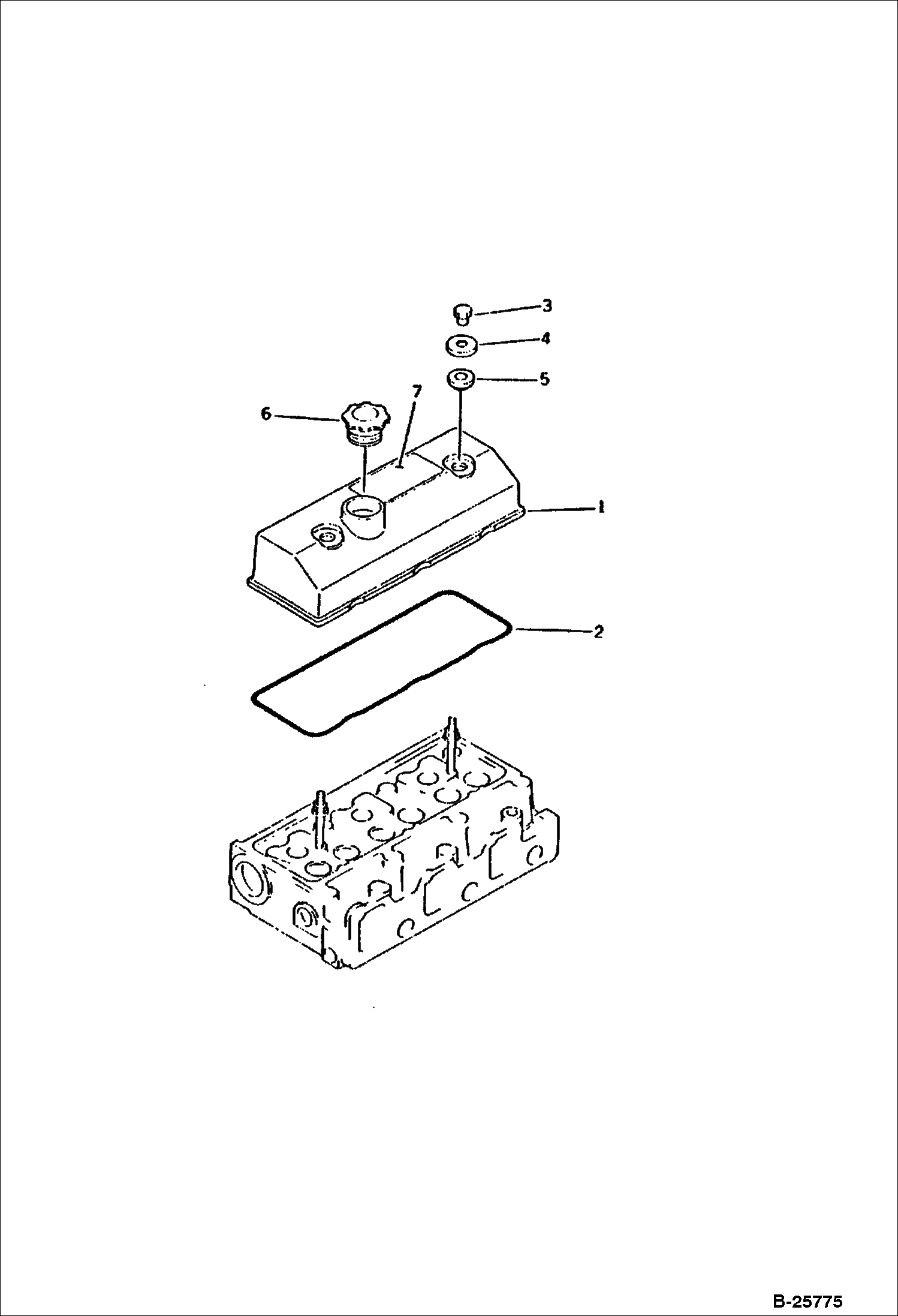 КРЫШКА ГОЛОВКИ ЦИЛИНДРА