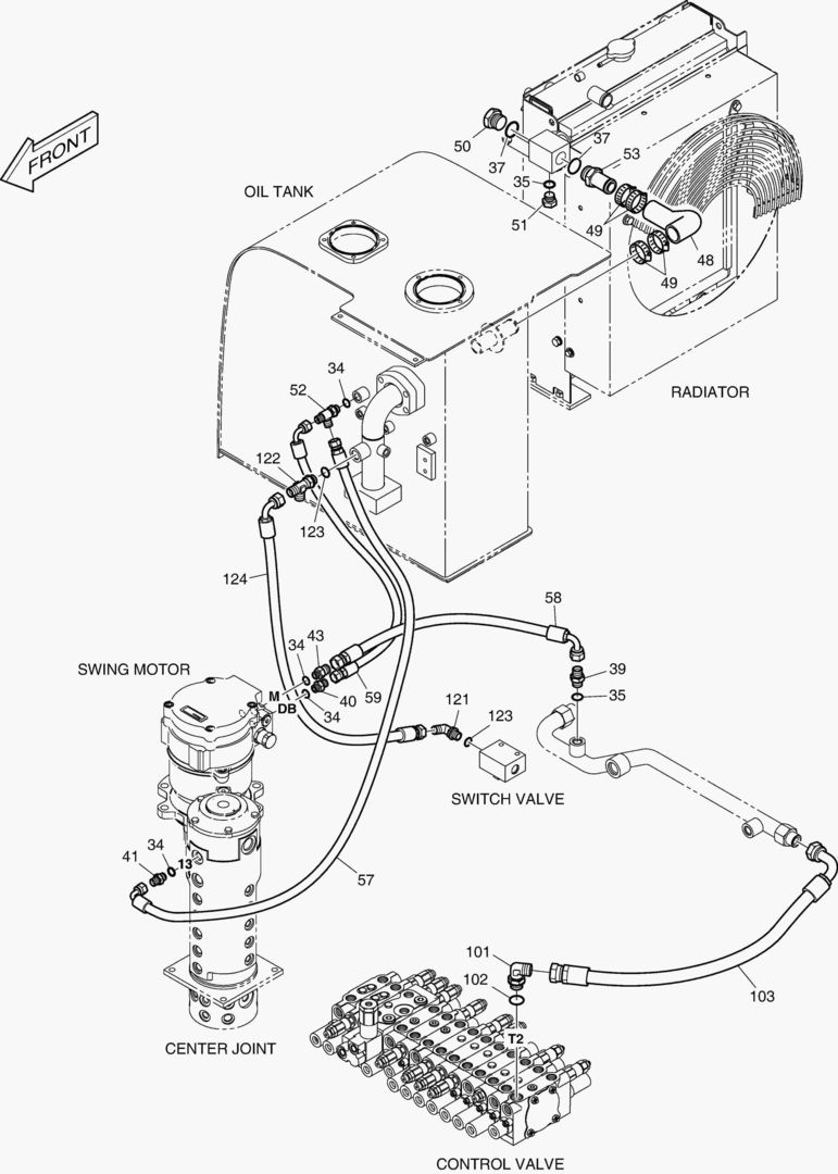 ТУБОПРОВОД МАСЛЯНОГО РАДИАТОРА(1)