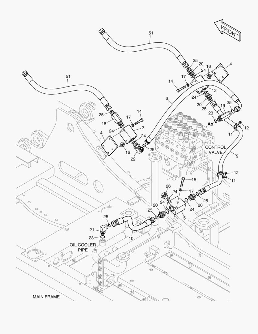 Спецтехника 6381 MAIN PIPING - ONE WAY(BREAKER) [8307~] - главное фото