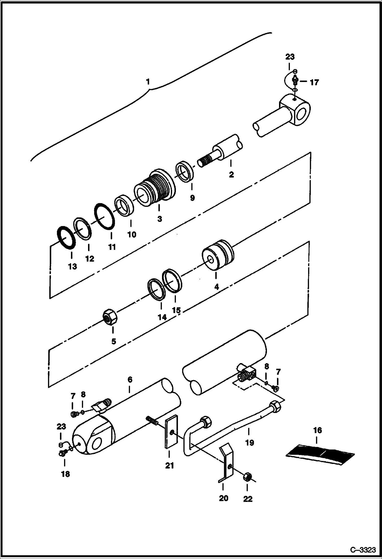 ЦИЛИНДР КОВША BOBCAT