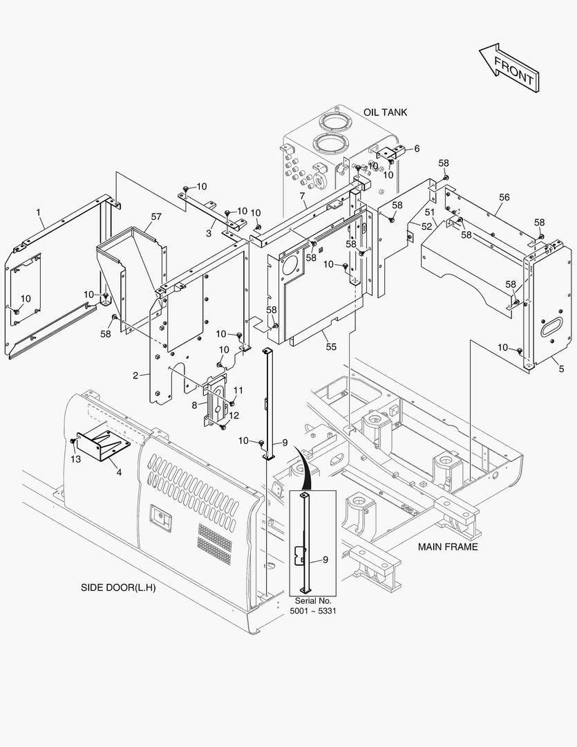 1730 SUPPORT & BAFFLE