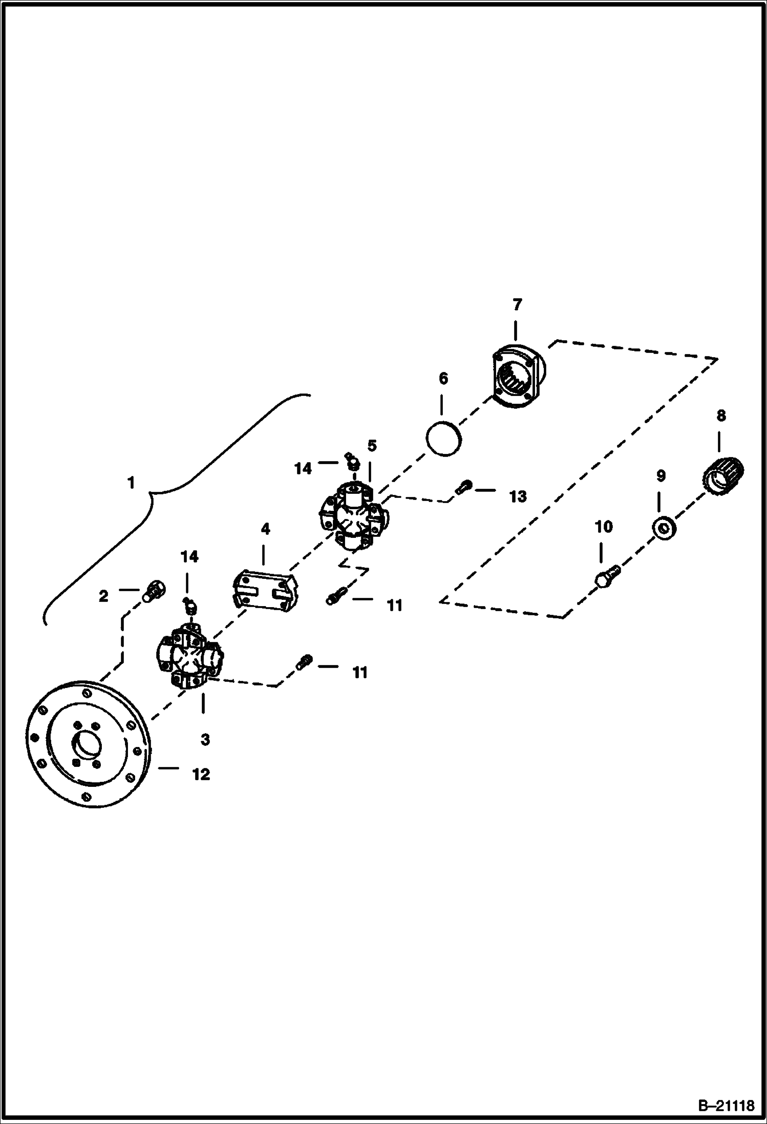 Схема КАРДАННЫЙ ШАРНИР