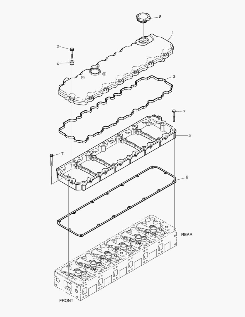 КРЫШКА ГОЛОВКИ ЦИЛИНДРА