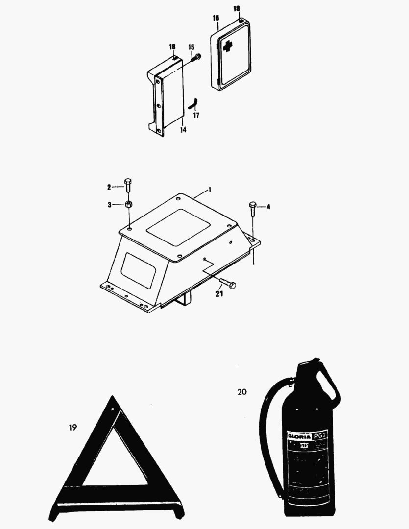 G075-9 DRIVER`S SEAT BRACKET