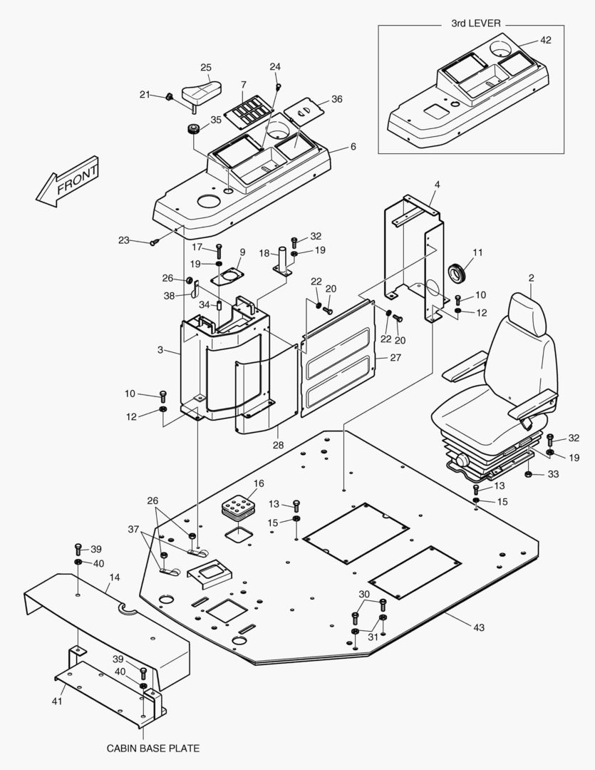 ПУЛЬТ УПРАВЛЕНИЯ В СБОРЕ-ОТКРЫТАЯ КАБИНА