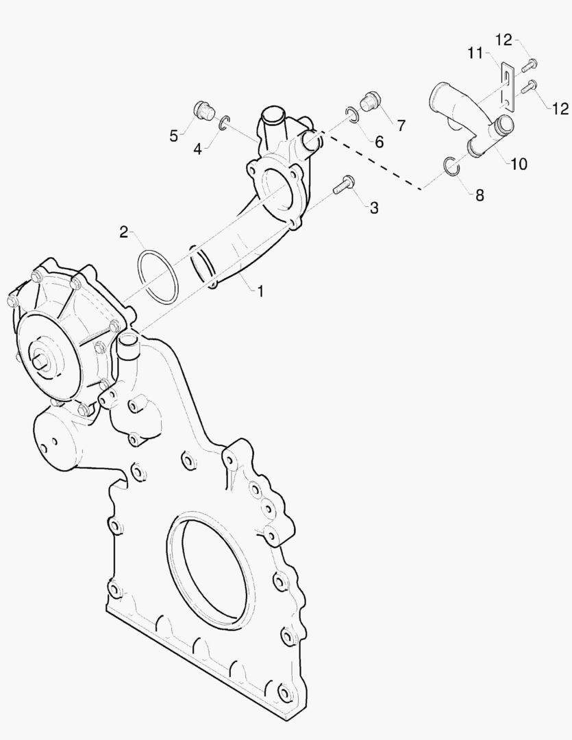 Спецтехника G010-65 TUBE; COOLANT PUMP - главное фото