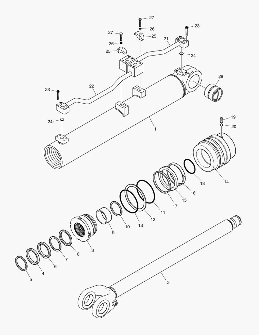 Спецтехника 3491 LIFT CYLINDER [10177~] - главное фото