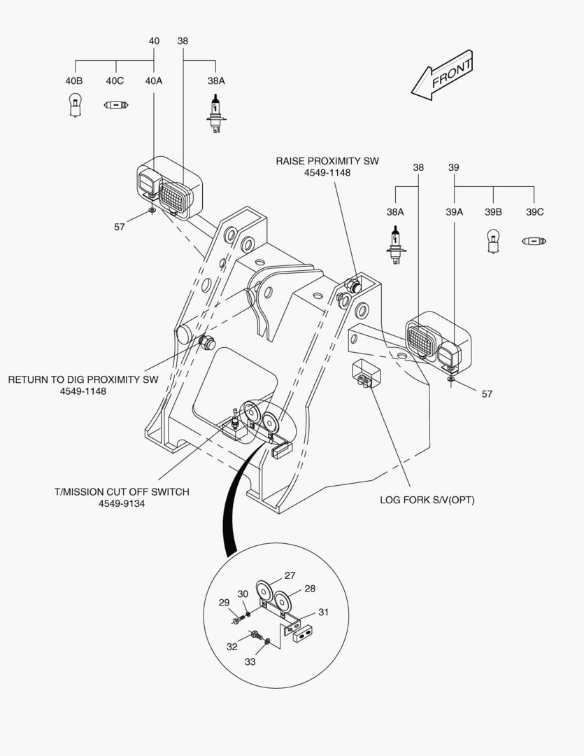 1420 ELECTRIC PARTS(7)-FRONT PARTS [1001~1020]