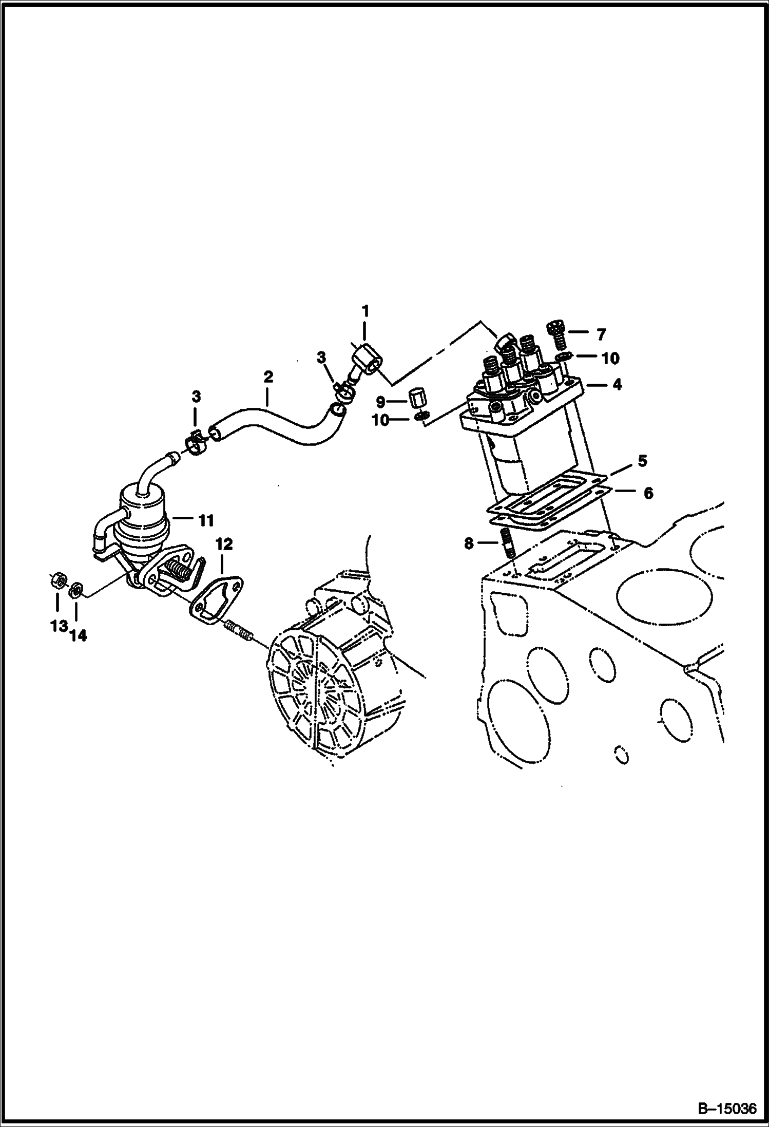 НАСОС ВПРЫСКА И ТОПЛИВНЫЙ НАСОС