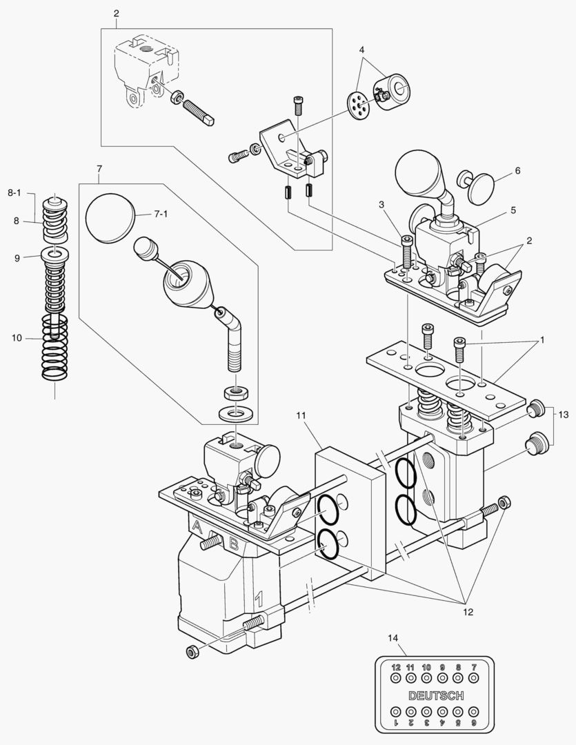 3730 CONTROL VALVE - 2SP + 2 LEVER