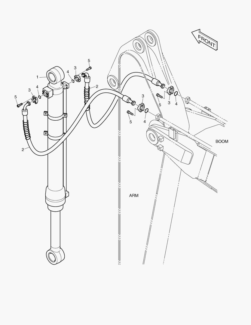 ГИДРОСИСТЕМА РУКОЯТИ-РУКОЯТЬ 2.9 м