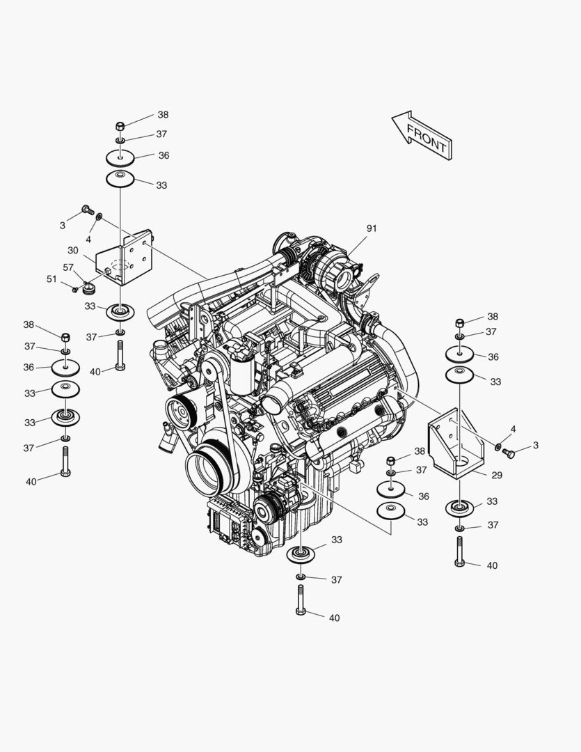 МОНТАЖ ДВИГАТЕЛЯ