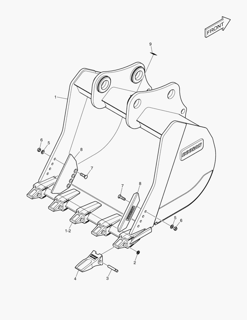 7870 BUCKET ASS`Y - 2.14mВі - G CLASS