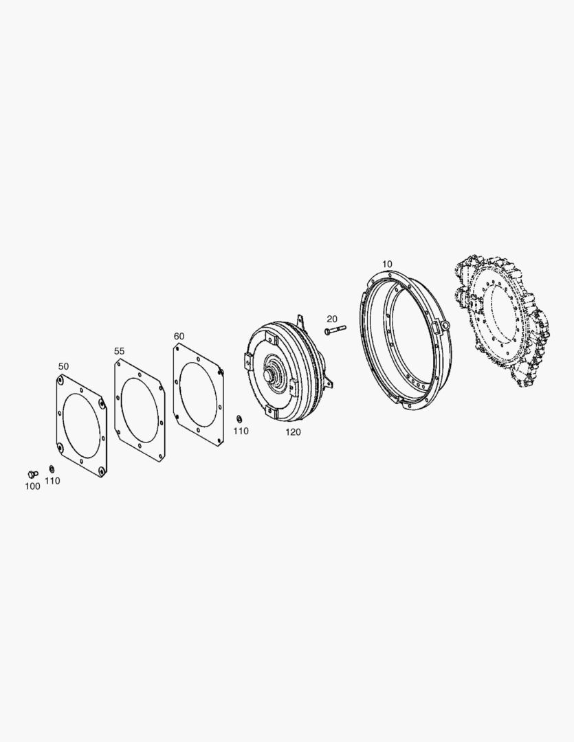 СОЕДИНЕНИЕ ДВИГАТЕЛЯ-ТРАНСМИССИЯ