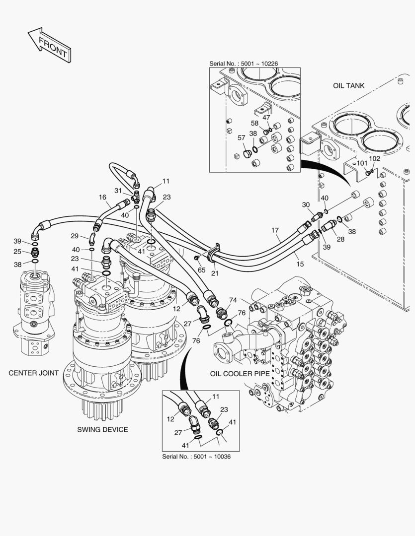 ТУБОПРОВОД МАСЛЯНОГО РАДИАТОРА(3)