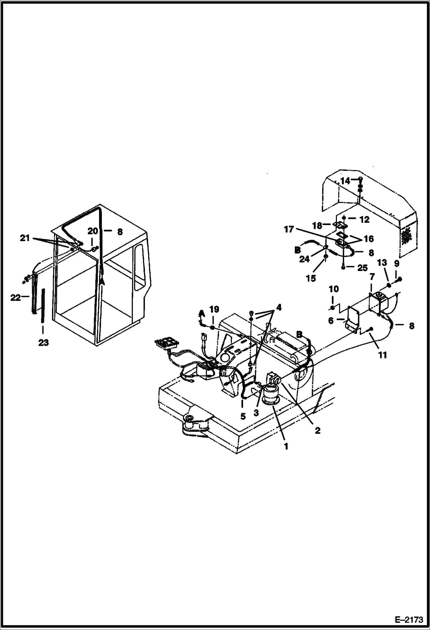 СТЕКЛООМЫВАТЕЛЬ, ОСВЕЩЕНИЕ ДВИГАТЕЛЯ И ФИКСАТОР ПОВОРОТА (ДЛЯ ЭКСКАВАТОРОВ, ПРОДАЮЩИХСЯ НА СКАНДИНАВСКИХ СТРАНАХ)
