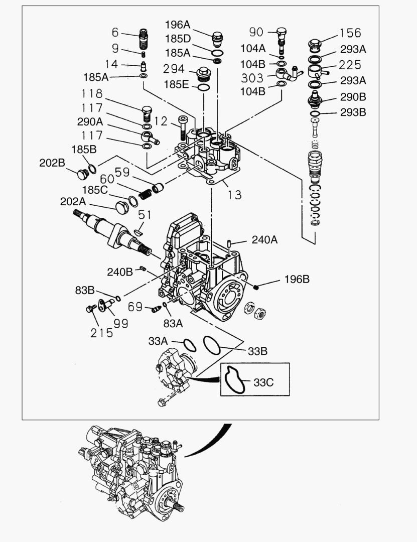 167 INJECTION PUMP [20592~]