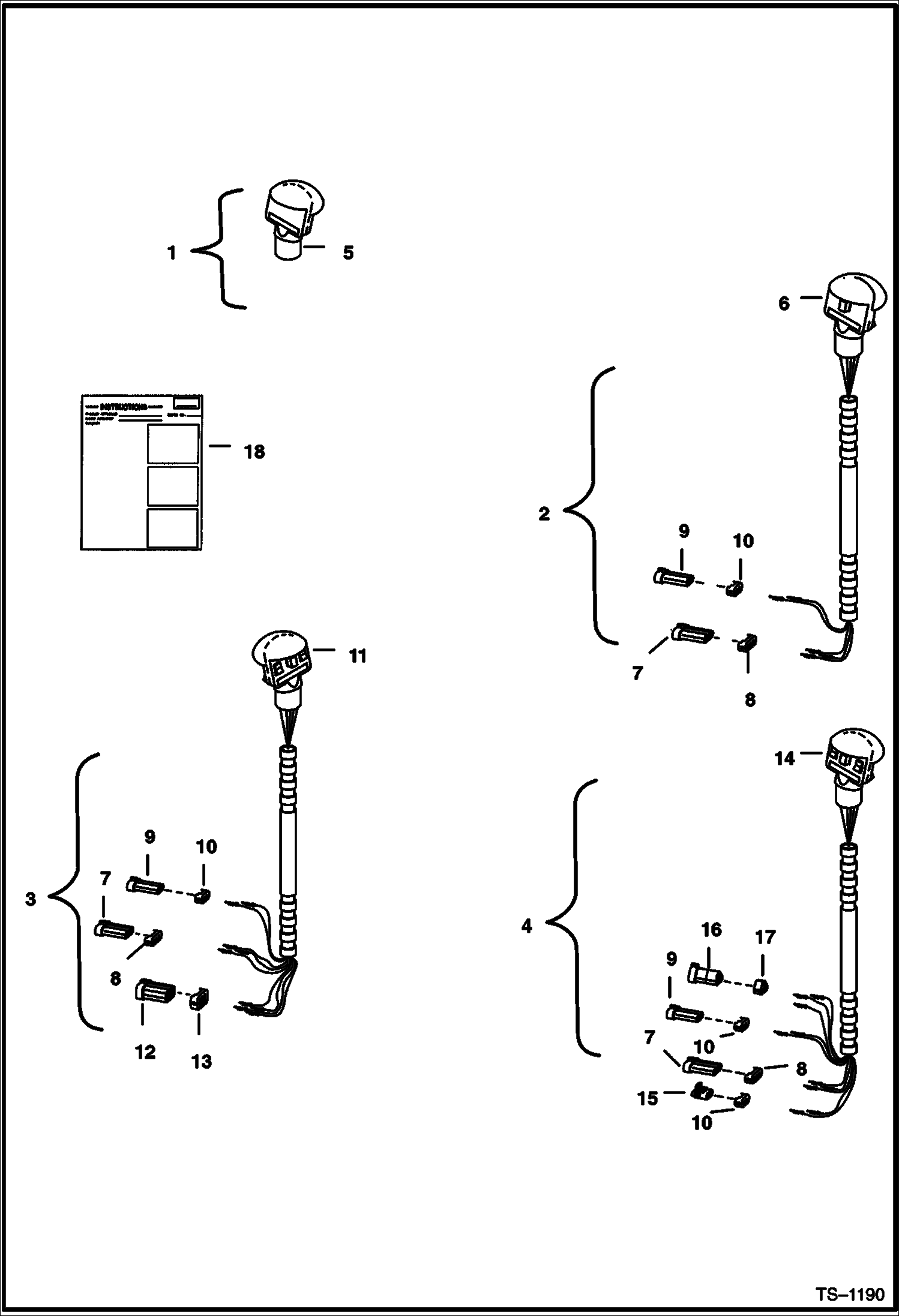 КОМПЛЕКТ РУКОЯТОК