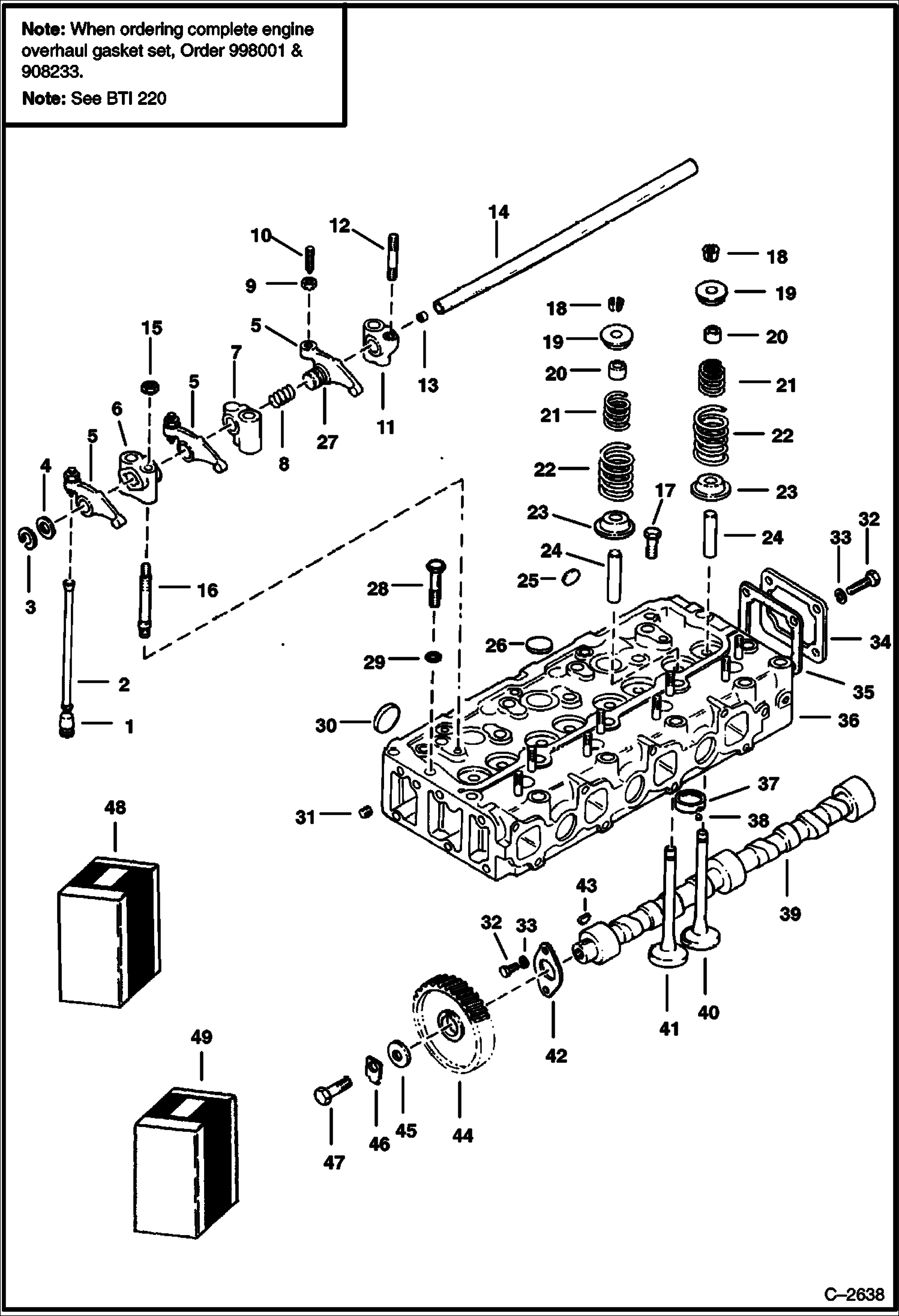 ТОЛКАТЕЛЬ В СБОРЕ И РАСПРЕДЕЛИТЕЛЬНЫЙ ВАЛ