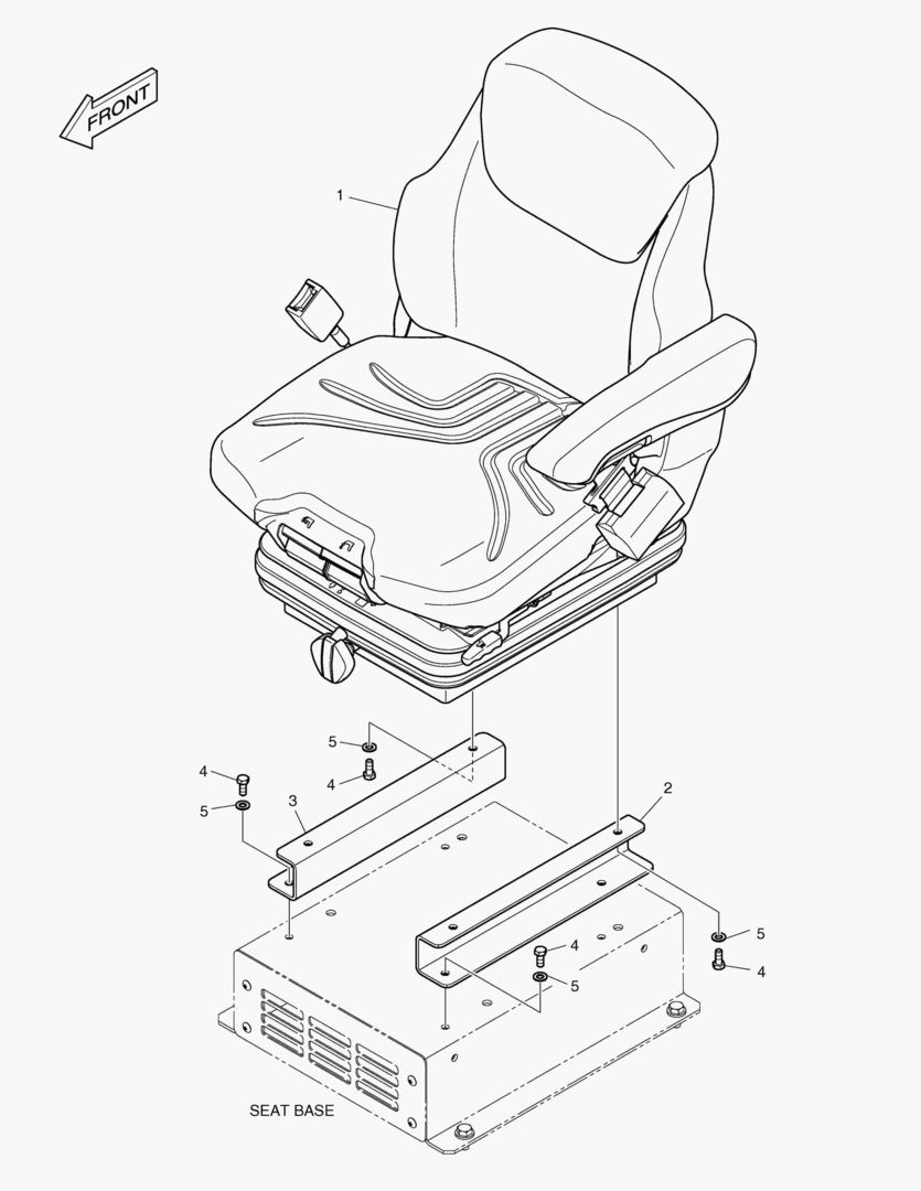 Схема КРЕСЛО - МЕХАНИЧЕСКАЯ СИСТЕМА
