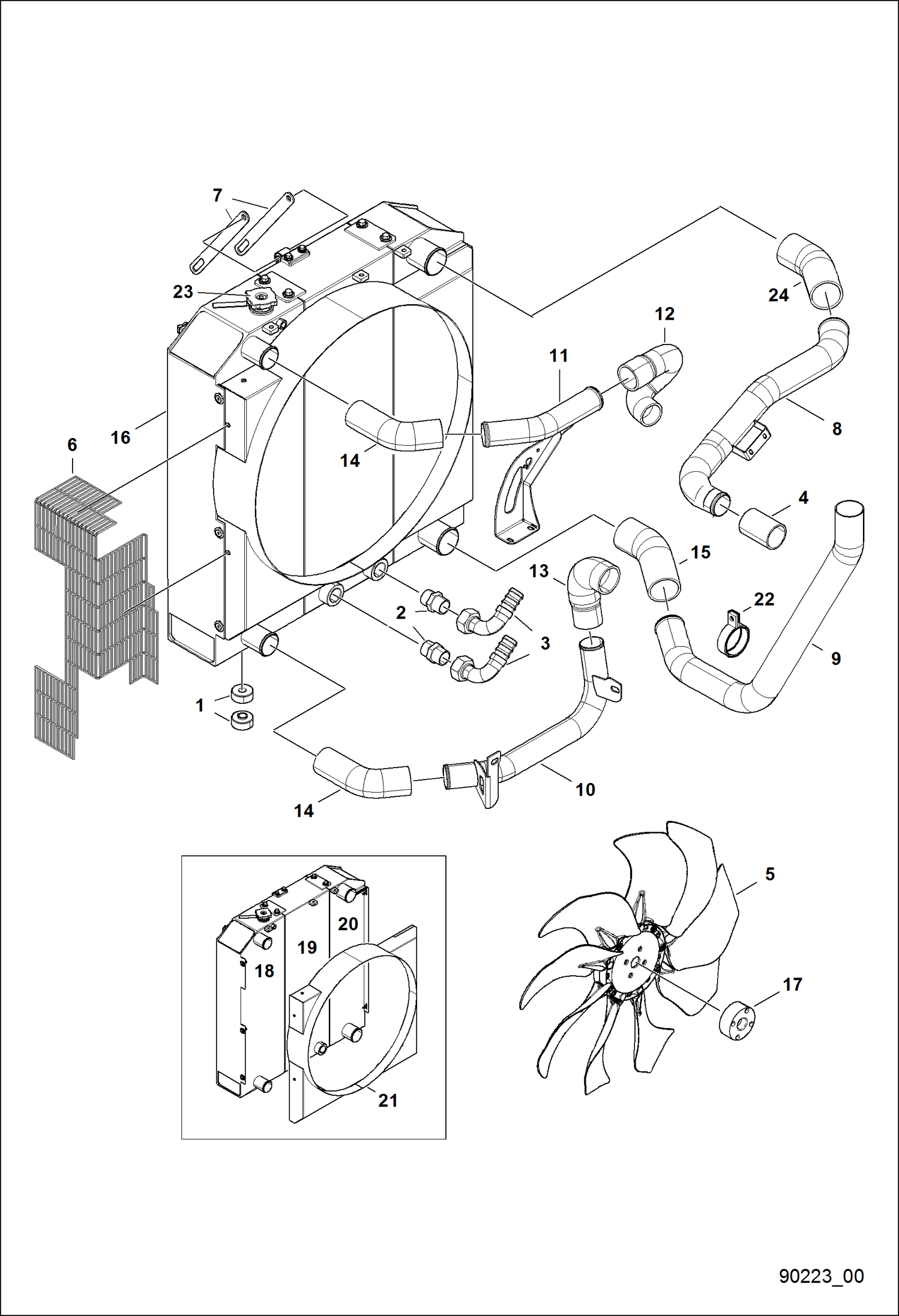 РАДИАТОР ВОДА-МАСЛО-ВОЗДУХ
