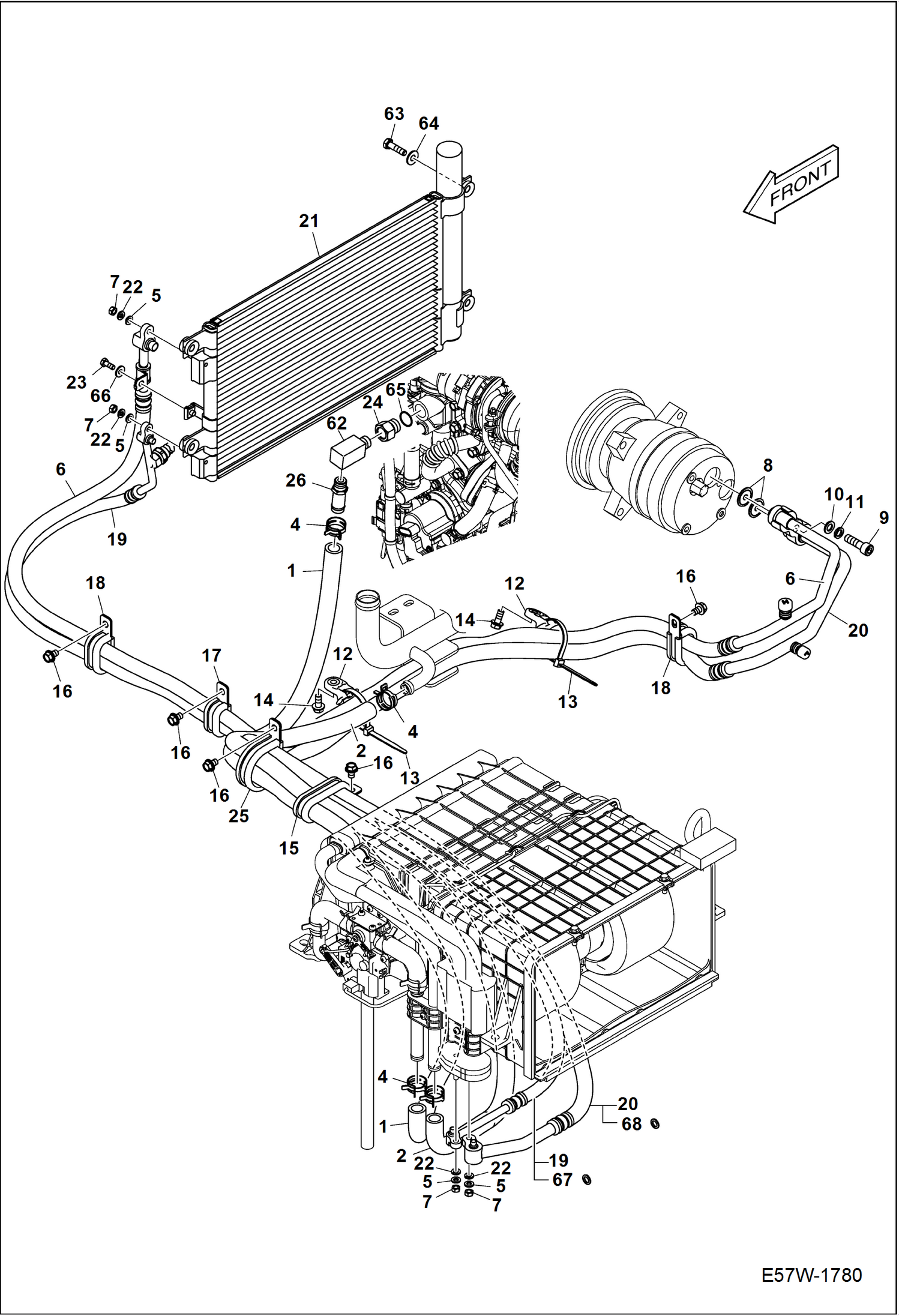 КОНДИЦИОНИРОВАНИЕ ВОЗДУХА (ШАССИ)