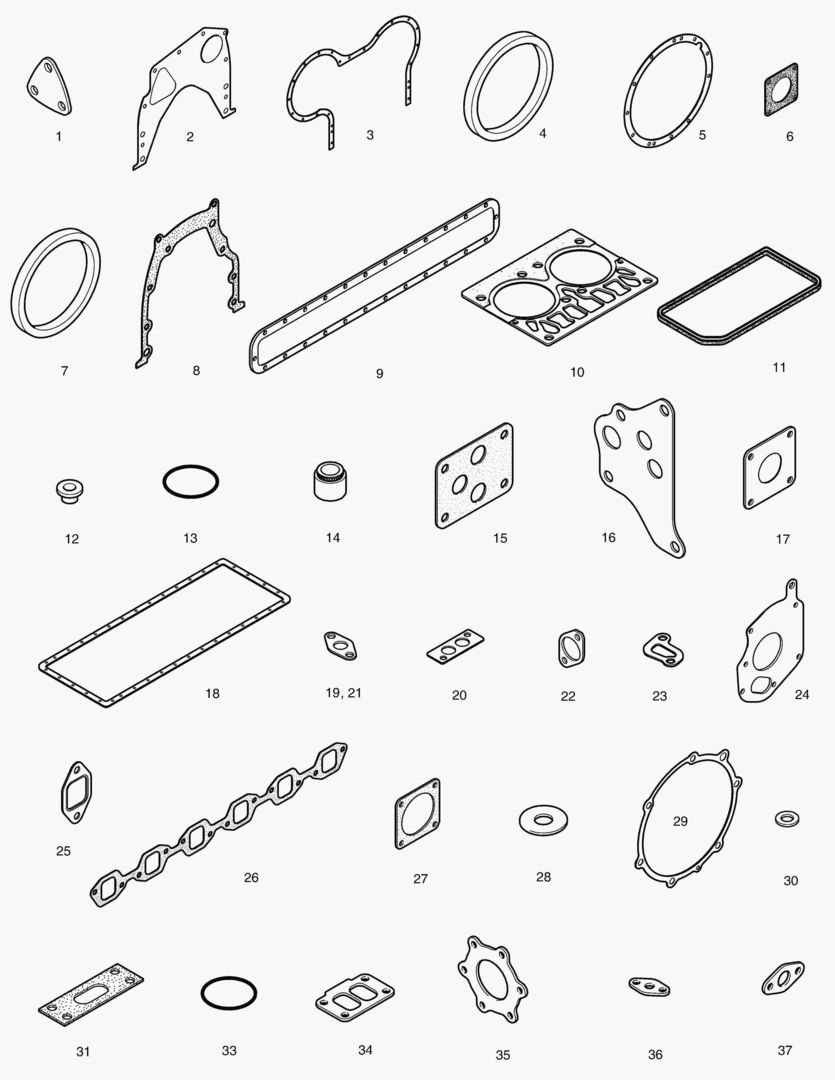 040 OVER HAUL GASKET KIT - ALL