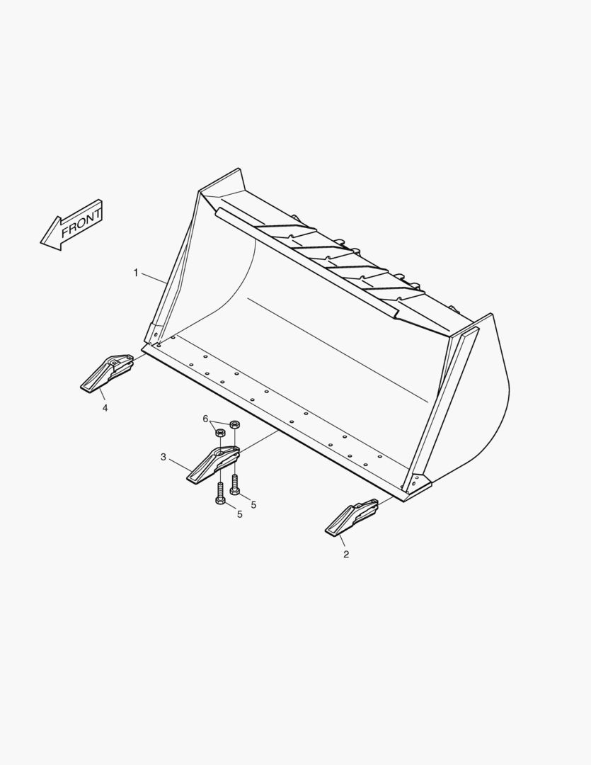 2150 BUCKET-1.5гЋҐ - TOOTH