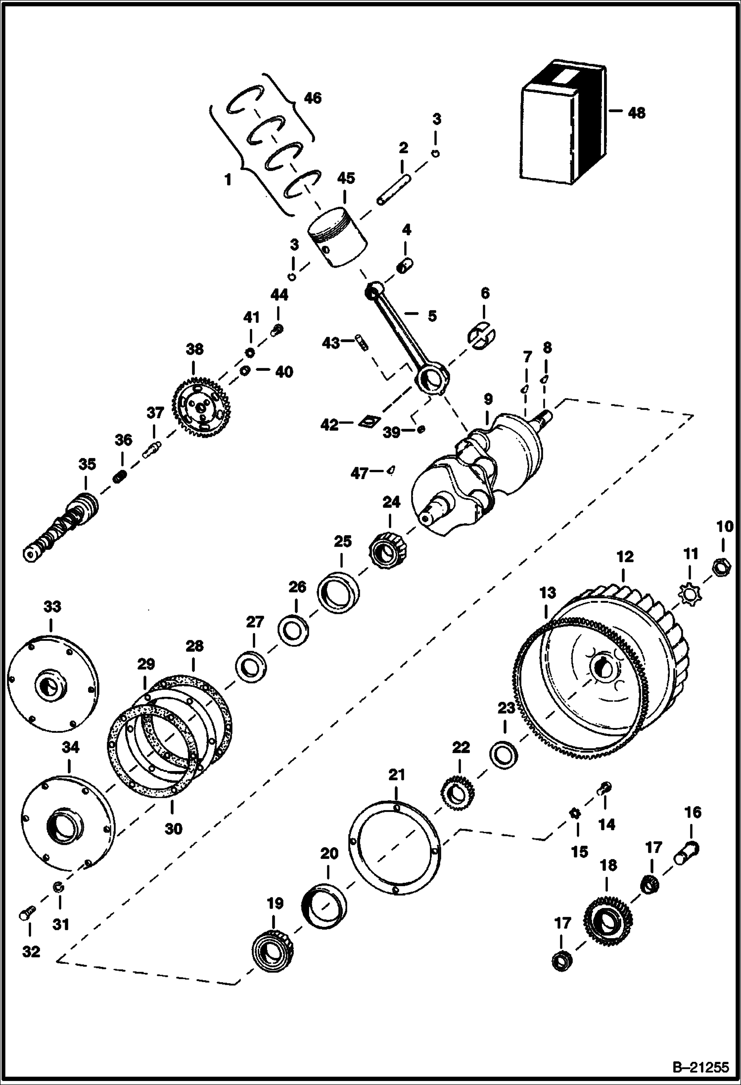 ВНУТРЕННИЙ ДВИГАТЕЛЬ В СБОРЕ
