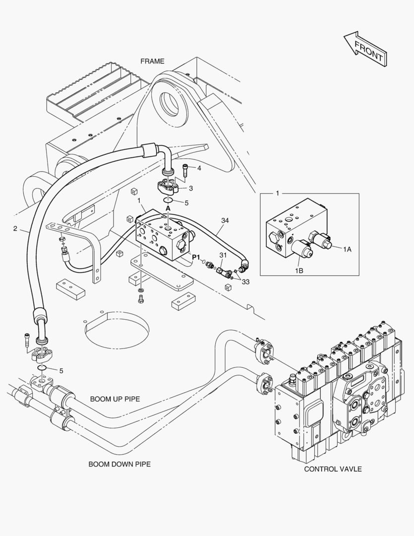 Схема ГЛАВНАЯ МАГИСТРАЛЬ - СТРЕЛА ПЛАВАЮЩЕГО ТИПА(ЗАМОК)